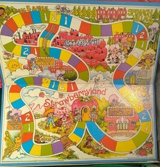 Strawberry Shortcake in Big Apple City Board Game 1981 Vtg. MISSING PAWN, READ