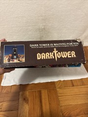 1981 Dark Tower Board Game BOX ONLY DAMAGED Milton Bradley