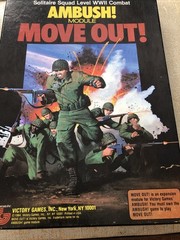 Ambush! + Ambush! Move Out – 1983/1984 Victory Games COMPLETE