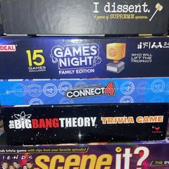 Mixed Lot Of 5 Games (Board/card)