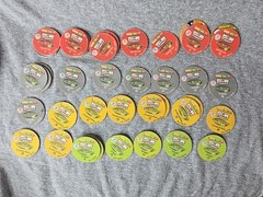 The Simpsons Pickers Lot Of 102 Pogs Tazos Magic Box 2005 Espanol / Ingles