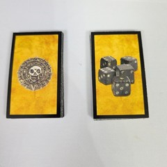 Monopoly: Pirates of Caribbean Trilogy Ed 32 Treasure & Dice Cards (16 of each)