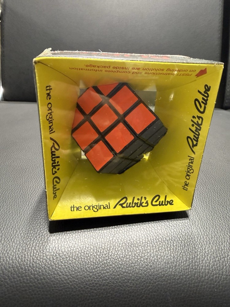 Vintage 1980 Rubik’s Cube puzzle game IDEAL 2164-2 Original Sealed Collectible