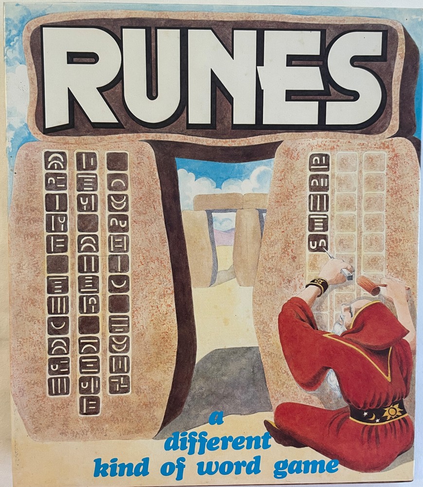 RUNES: A Different Kind of Word Game – 1981 EON Products, Inc. UNPUNCHED MINT