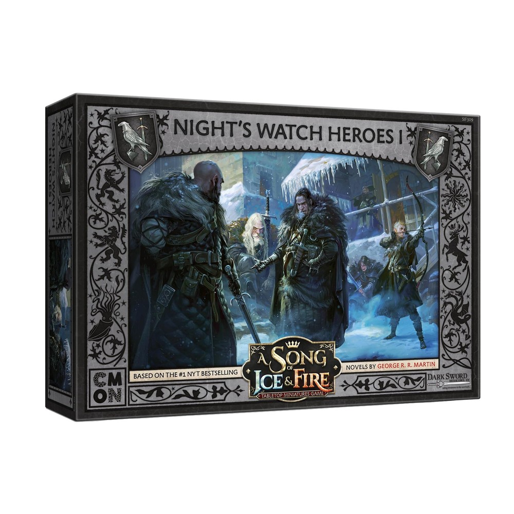 A Song of Ice and Fire Tabletop Miniatures Game Night’s Watch Heroes I Box Set
