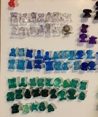 450 Piece Lot – GoGoS CRAZY BONES – Eggy, Aliens, Glitter, Jaws, Clear, Etc