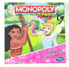 Monopoly Junior: Disney Princess Edition Board Game Kids Age 5+ NEW Sealed