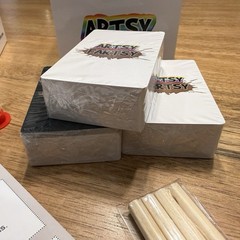 Artsy Fartsy Not Your Parents Drawing Game 4-12 player Open Box Fun Funny Age10+