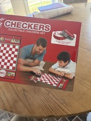 MasterPieces – Coca-Cola – Officially Licensed Checkers Board Game Brand New
