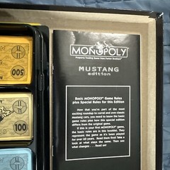 USAOpoly Monopoly Monopoly – Mustang 35th Anniversary Ed Box