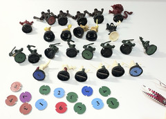 2002 Mattel DARK WORLD Fantasy Adventure RPG Board Game Unpainted Figures