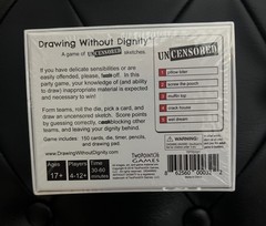 Drawing Without Dignity : A Game of Uncensored Sketches (Adult Pictionary) *NEW*