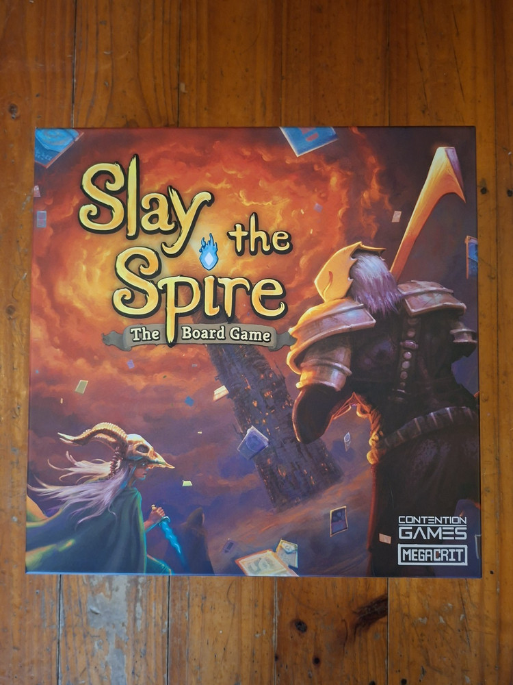 Slay the Spire The Board Game with Kickstarter Exclusives and Metal Coins