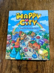 Happy City Board Game Gamewright Complete 2-5 Players Building Strategy Used