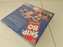 NEW SEALED Skip Bo Deluxe Sequencing Card Board Game Mattel 2001 Family Kids Uno