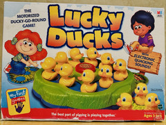 1999 Milton Bradley Lucky Ducks Game – Complete – Vintage Moving Family Board