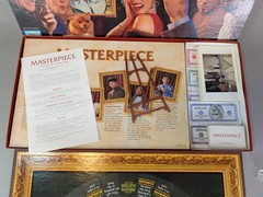 VINTAGE Masterpiece Art Auction Game COMPLETE Parker Brothers 1996 90s