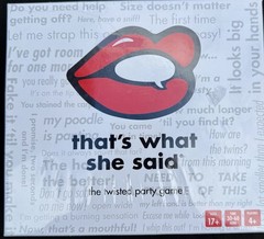 That’s What She Said Adult Party Game Base Set Twisted Innuendos NIB Sealed