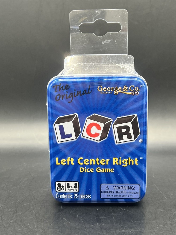 George and Company LCR Left Center Right Dice Game Factory Sealed