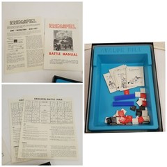 Kriegspiel Military Chess Wargame Avalon Hill 1970 Bookshelf Game 806 Punched