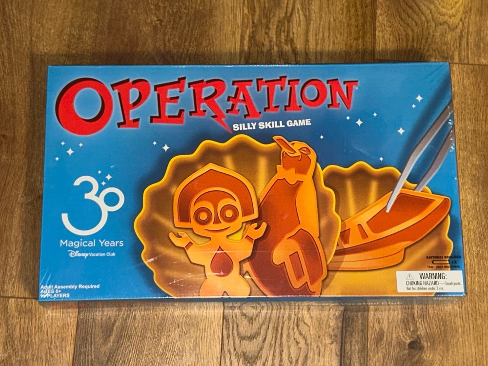 Disney 30th Vacation Club Operation Silly Skill Game Brand New in Unopened Box