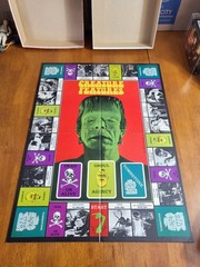 Creature Features Board Game of Horror – Movie Monsters Frankenstein (Complete)