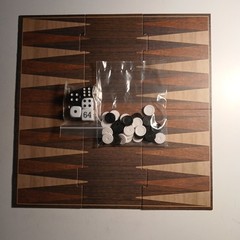 Game Room Classic Collection Backgammon 11″×11″ Board Game,Great For Travel.