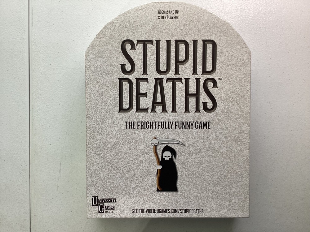 Stupid Deaths Game Never Played University Games 01-404 12 and Up Complete 2019