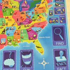 Great States Geography Board Game 400 Question Card Educational Trivia Game Zone