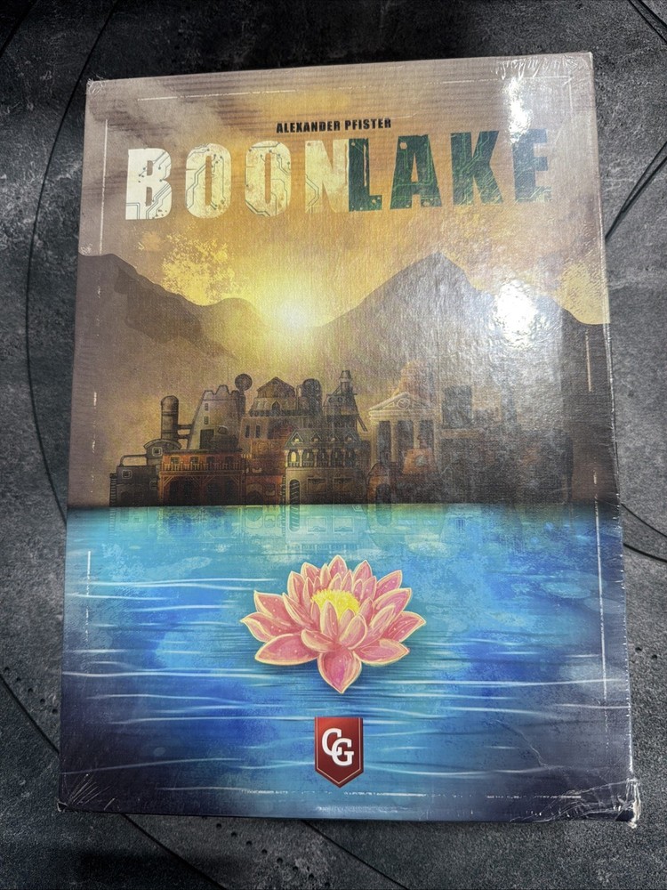 Boonlake Board Game, Alexander Pfister, Capstone Games. NEW Damaged Box.