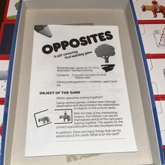 Vtg Ravensburger Opposites Self correcting First Matching Game Fun Education A4