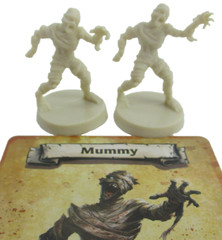 HeroQuest: 2x MUMMY Minis & Card NEW!!