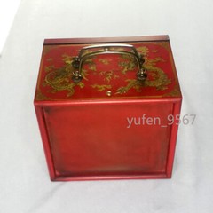Chinese Mah-Jong 144 Tiles Game Set With Wooden Box Entertainment Prop Gift new