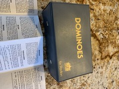 Double Nine Domino Set Color Dot ’92 Pavilion 55 Pc Gray Vinyl Case instructions
