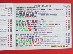 National Mah Jongg League Card 2017 Standard Size