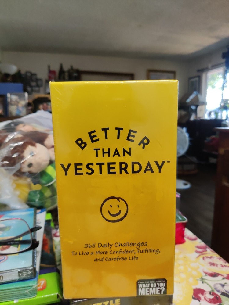 Better Than Yesterday Card Game 365 Daily Challenges SEALED By: WHAT DO YOU MEME