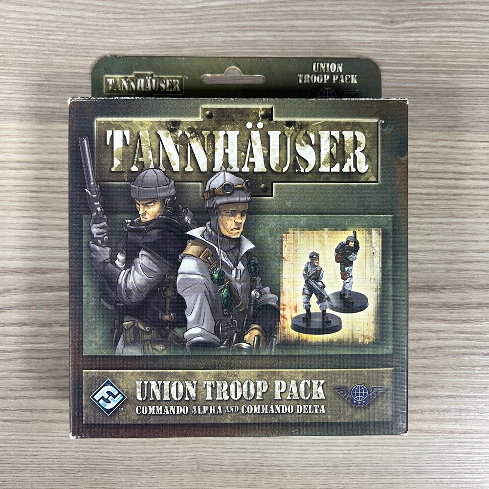 TANNHAUSER UNION TROOP PACK COMMANDO ALPHA DELTA FANTASY FLIGHT GAMES EXPANSION