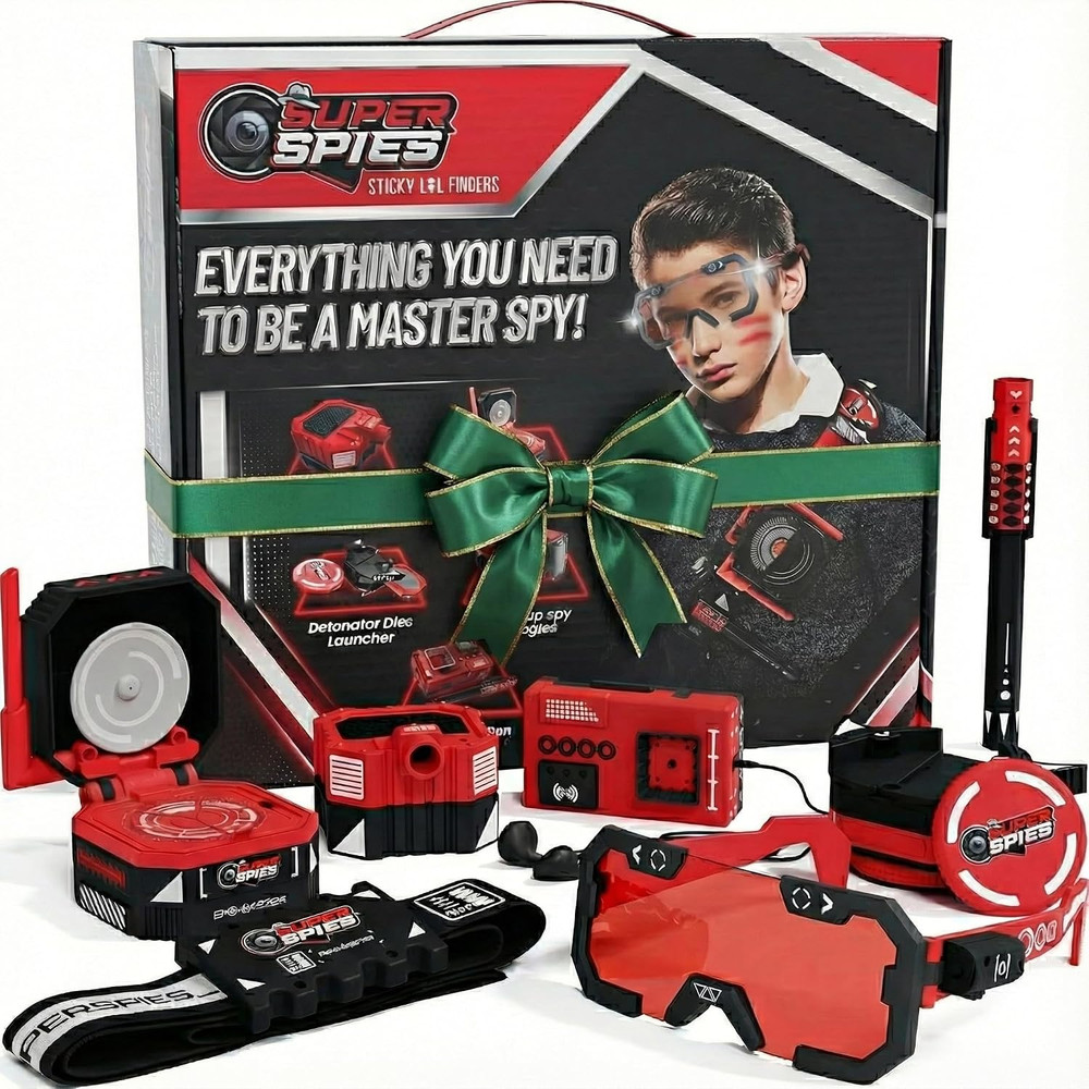 Superspies Secret Agent Spymaster Kit – Spy Gear Ninja Toys and Gadgets for Kids
