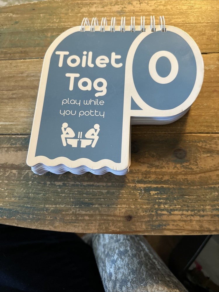 Toilet Tag Game for Couples Who Share The Same Potty- Excellent- Gag Gift