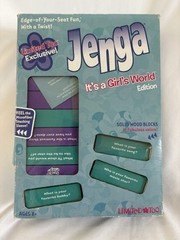 Jenga It’s A Girl’s World Edition Limited Too Exclusive Board game 2008 Hasbro