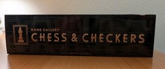 2-in-1 Chess & Checkers NIB Game Gallery By Spinmaster