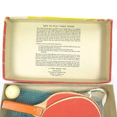 VTG Gold Medal Table Tennis Complete Junior Set #1980/1 Ping Pong Very Good