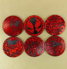 Lot of 6 SPAWN Kini Slammers Authentic The World POG Federation Todd McFarlane