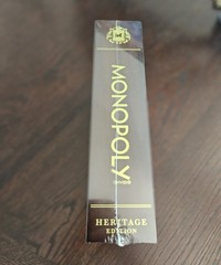 MONOPOLY Heritage Edition WS Game Company Wood Bookshelf Board Game Complete