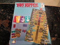 Tiki Topple Board Game by Gamewright Free Shipping