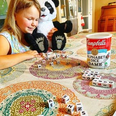 TDC Games Campbell’s Alphabet Dice Word Game
