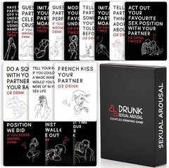 Excited and Exhausted Card Game Couple Erotic Drinking Games