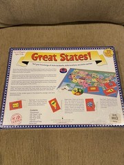 Great States! Board Game Boardgame Landmarks State Capitals Geography 1999 NEW!