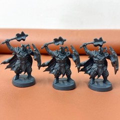 6pcs Withcher Dread Warriors Knight of Terror Heroquest Board Game Miniatures