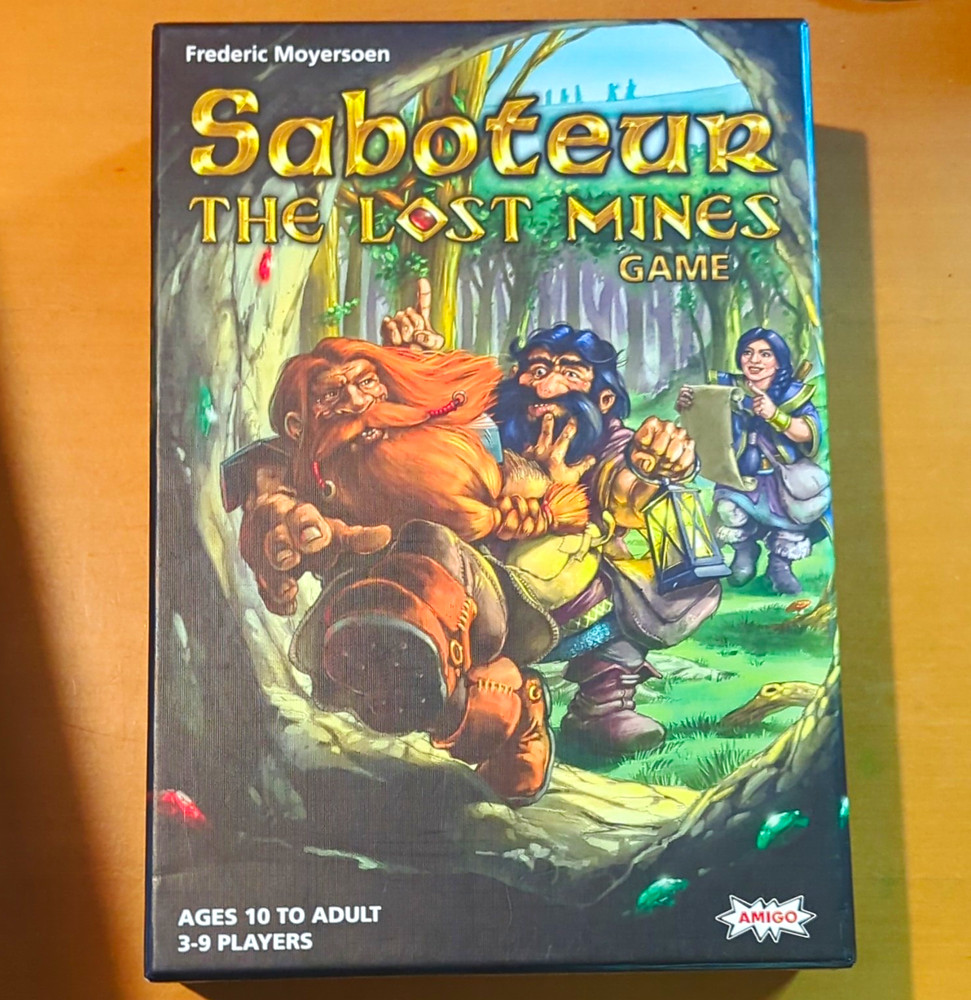 AMIGO Saboteur: The Lost Mines Fantasy Board Game Cards 3-9 Players 10+